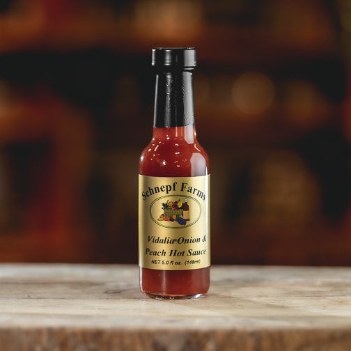 Vidalia Onion Peach Hot Sauce Schnepf Bakery